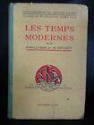 Les Temps Modernes Hallynck  Brunet Livre Scolaire Second Degre Histoire 1939