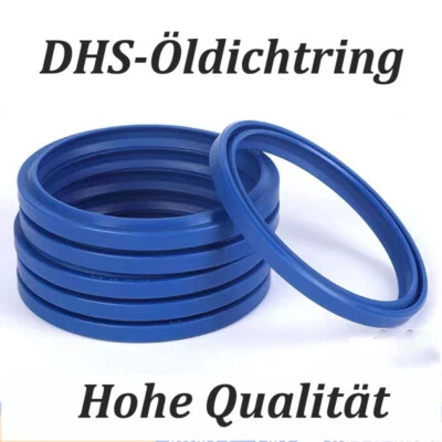 MARKENLOS PU DHS-Ringe Hydraulikzylinder Kolbenstange Öldichtung Wellendichtring Ø10-160mm