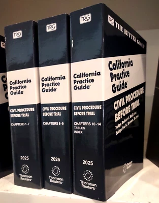 2025 CIVIL PROCEDURE before TRIAL Rutter Practice Guide Full Set New - Image 1 of 3