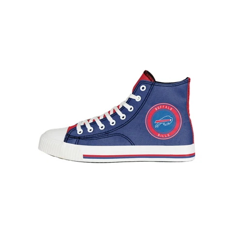 Buffalo Bills 2021 NFL Men's High Top Canvas SNEAKERS FREE SHIP Cover