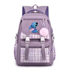Lilo Stitch Backpack Kids School College Student Laptop Bag Travel Rucksack
