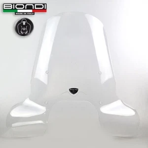 PARABREZZA BIONDI ALTO TRASPARENTE PIAGGIO BEVERLY HPE 300-400 2021 2022 2023 - Imagen 1 de 1