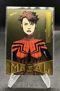 2021 Metal Universe Marvel Spider-Man Mayday Parker #50 Yellow FX - Bild 1 von 2
