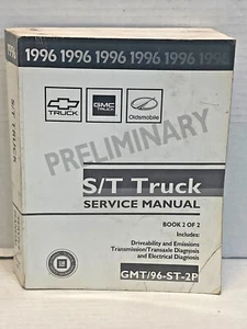 1996 Chevy GMC Oldsmobile S/T Truck Service Repair Manual OEM GMT/96-ST-2P Vol 2 - Picture 1 of 9
