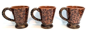 3 Ernest Hemingway Dinnerware Collection Kenya Animal Print Key West Mugs Cups - Picture 1 of 12