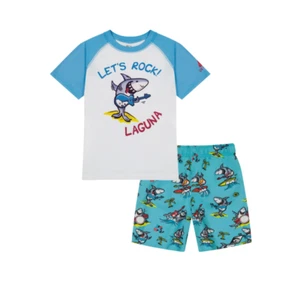NEW W TAGS Laguna Little Boys Let's Rock Swim Set, 2 Piece, Sz 5/6 - Picture 1 of 1