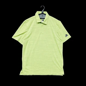 Adidas Space-Dye Stripe Polo Men’s Size S Small Shirt Green Top #166 - Picture 1 of 10