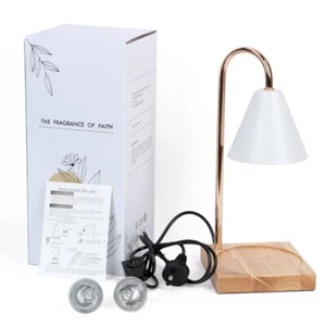 Aromatherapy Melting Wax Lamp Dimmable Night Light Table Candle Warmer Lamp NEW - Picture 1 of 14