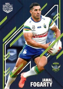 2023 CANBERRA RAIDERS NRL Card JAMAL FOGARTY Rivalry Special Edition - Picture 1 of 3