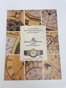 Clipping Werbung Advertising 1991 Baume & Mercier Riviera - Bild 1 von 1