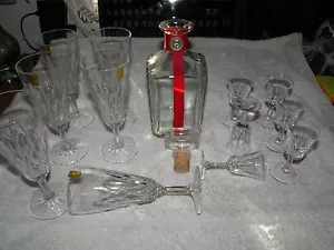 Flautas de vino champán vintage VMC Reims + copas de jerez y jarra - Imagen 1 de 11