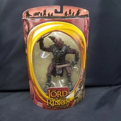 Toy Biz - El Señor de los Anillos - Dos Torres - Figura de Acción Ugluk - Nuevo en Paquete Foto 1 de 4