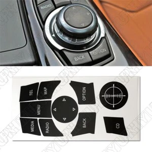 1 Set Button Repair Decal Stickers For BMW 3 Series E90 E92 E93 iDrive 2009-2011 - Foto 1 di 6