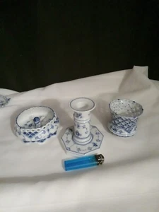 Cenicero completo acanalado azul Royal Copenhagen cig. Copa - Imagen 1 de 11