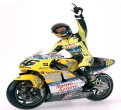 Rossi Model Honda NSR500 bike 1st Win Donington 2000 Minichamps 122 006196 1:12 - Image 1 of 4