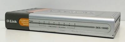 D-Link DES-1008D 8-Port 10/100 Fast Ethernet Switch - Image 1 of 4