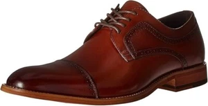 STACY ADAMS Men's Dickinson Cap-Toe Lace-up Oxford / US11 / UK10 / EU44 / Cognac - Picture 1 of 2