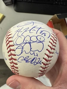 Chicago Cubs 2016 World Series Baseball 10 Signatures JSA Authenticated - Picture 1 of 5