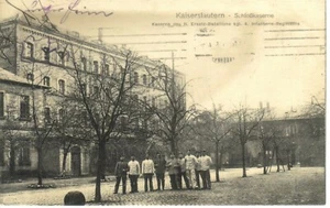 1. WK AK Ansichtskarte Schloß Kaserne Kaiserslautern 4. Inf. Regt 1915 gelaufen - Bild 1 von 1
