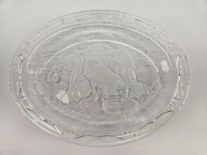 Mikasa Rejoice Nativity Crystal Plaque Plate with Stand Christmas Jesus - Picture 1 of 2