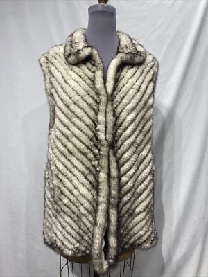 chaleco visón perla tejido (490) Foto 1 de 3