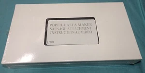NEU VHS = Popeil Nudelmaschine Wurstaufsatz Anleitungsvideo VHS - Bild 1 von 4
