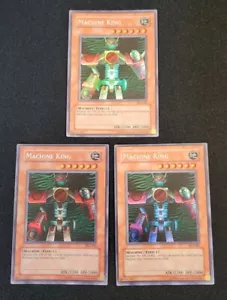 YuGiOh 3 x Machine King DL4-001 carta promozionale super rara LP - Foto 1 di 14