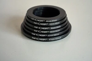 K&F Concept Step Down Ring Set - Picture 1 of 1