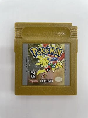 Pokemon Gold Version (Nintendo Game Boy Color, 2000) AUTHENTIC TESTED WORKS!! - Image 1 of 4