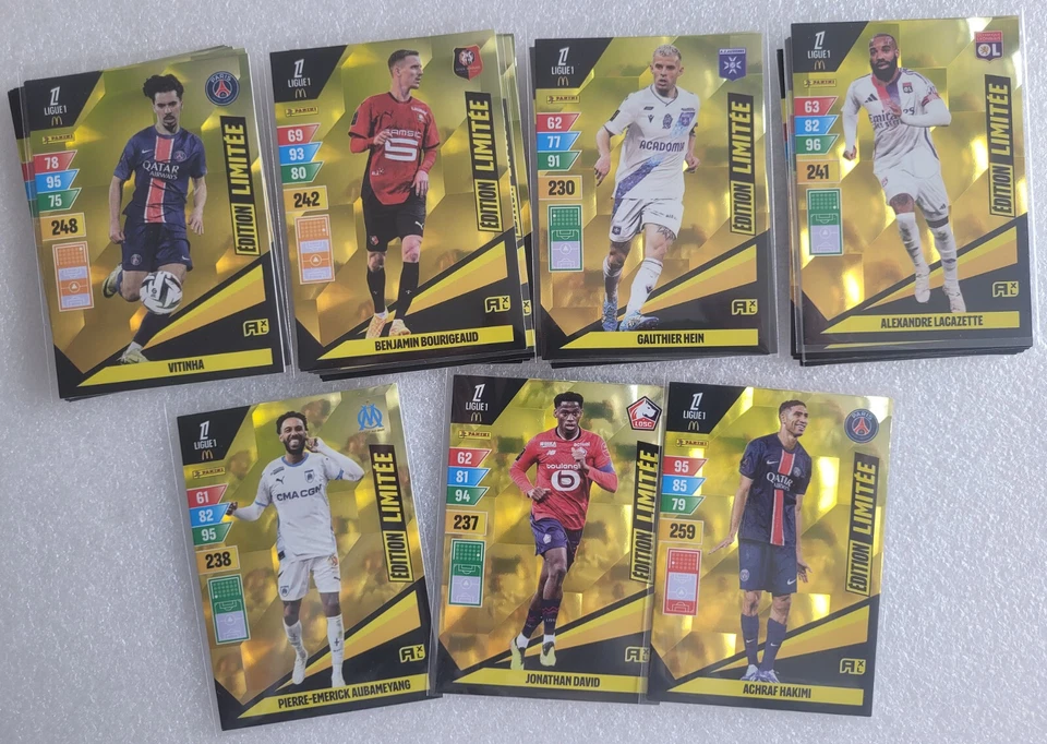 2024-25 Panini Adrenalyn XL Ligue 1 McDonald - Carte Edition Limitée - Au choix - Photo 1/1
