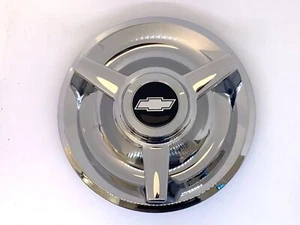 Chev Rally Wheel 3 Bar Spinner Centre Cap Chrome Steel 7" Inner Lip - Picture 1 of 8