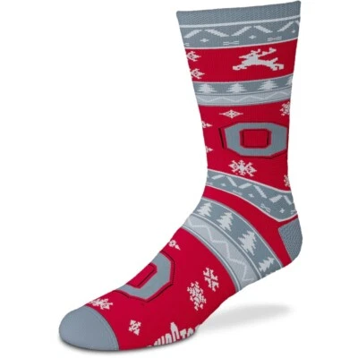 Ohio State Buckeyes Men's Socks Large Size 10 to 13 Holiday Christmas - Image 1 of 3