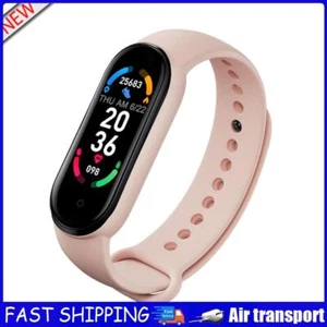M6 Running Smartwatch Heart Rate Blood Pressure Monitor Bracelet (Pink) AU - Zdjęcie 1 z 8