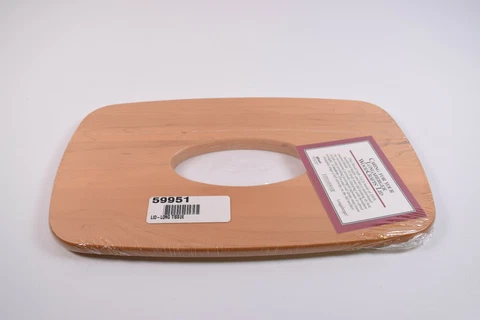 Longaberger New Rectangle Wooden Lid Fits Tissue Basket #59951 Cover