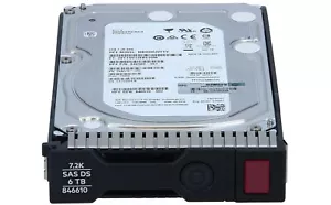 846514-B21 HP 6TB 3.5" Hard Drive 846610-001 12G SAS 7.2K LFF MDL SC - Picture 1 of 1