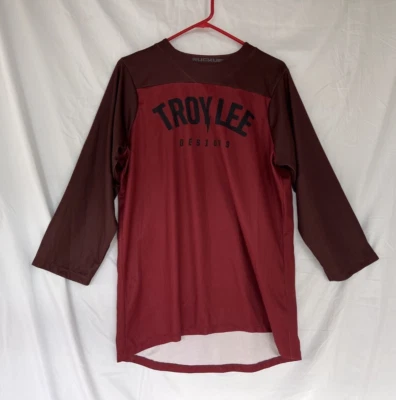 Troy Lee Designs TLD Hombres Ruckus Bicicleta Jersey Camber OxBlood Mediano *CIERRE* Foto 1 de 3