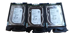3 X EMC 005050159 3TB 7.2K SAS 3.5" Seagate ST3000NM0023 Hard Drives with Caddy - Picture 1 of 3