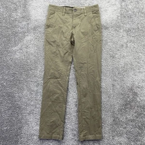 Volcom Pants Boys 28 Beige Frickin Slim Chino Straight Youth Skater 28x28 - Picture 1 of 11