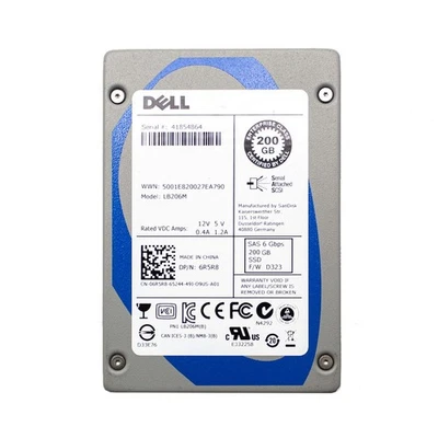 Dell LB206M SSD 200GB SAS 2,5 " Disc Condition Solid Server Nas Fat 6R5R8 - Image 1 of 4