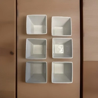 Crate and Barrel Takeout Porcelain Ramekins Set of 6, 3x3x2.5 - Image 1 of 3