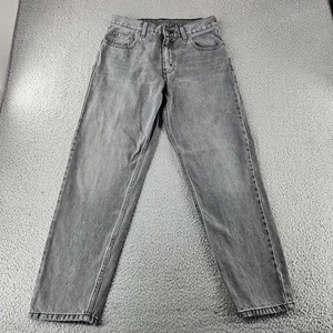 Levis 550 '92 Jeans Mens 29x30 Gray Relaxed Taper Fit Modern Western Work Pants - Picture 1 of 18