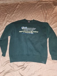 Vintage Crewneck Religious Comedy Made In Usa Size Xl - Picture 1 of 7
