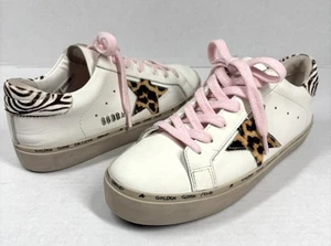 Golden Goose Superstar Leopard Zebra Kalbsleder Sneakers Damen 39 US 8,5 EUC - Bild 1 von 11