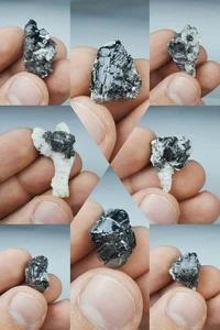 Natural Hematite Crystals Combine With Albite 20 Pcs Lot From Skardu Pakistan. - Picture 1 of 11