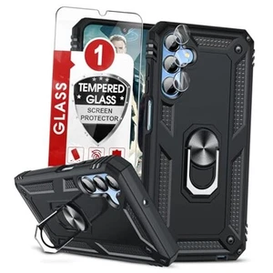 for Galaxy-A15-5G-Case: Samsung A15 5G Case with Screen Protectors Matte black - Picture 1 of 7