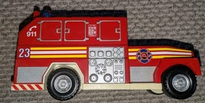 Playmobil 5843 5879 Fire Truck Rescue Set Incomplete 2009 2008  - Picture 1 of 3