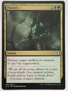 MTG TCG - Putrefy 197/363 Commander 2019 - NM (Free Shipping $5+) - Picture 1 of 2