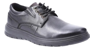 Scarpe Oxford Hush Puppies Trtion da uomo nere classiche stringate smart in pelle - Foto 1 di 5