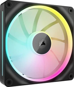 iCUE Link LX140 RGB 140mm PWM Fan Single Pack – Dual Light Loops – Requires i... - Picture 1 of 8