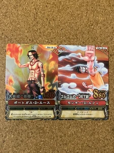 One Piece Berry Match Card Holo Anime Card 2 Set - Imagen 1 de 2